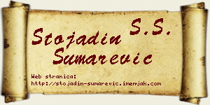 Stojadin Šumarević vizit kartica